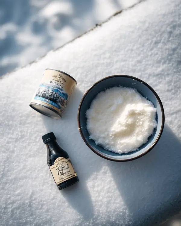 The Perfect Snow Ice Cream Condensed Milk 2 condensed milk ice cream