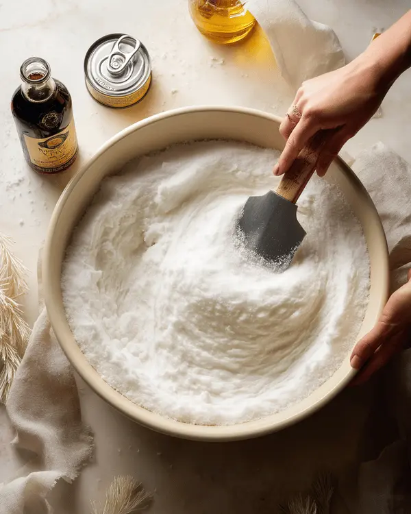 The Perfect Snow Ice Cream Condensed Milk 3 homemade snow cream