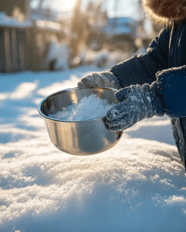 The Best Snow Cream Recipe for Winter Fun 3 snow cream