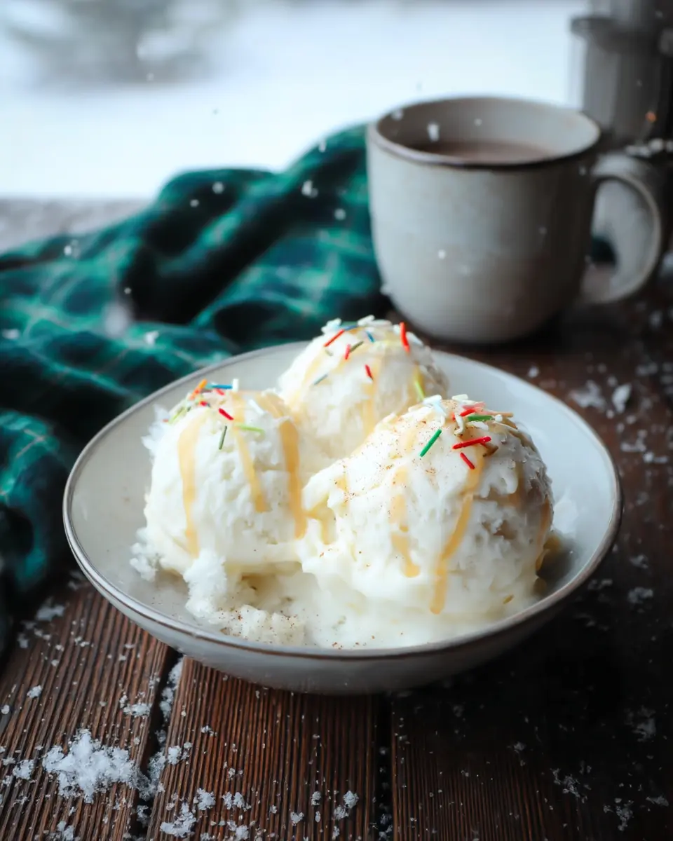 The Perfect Snow Ice Cream Condensed Milk 1 snow ice cream condensed milk