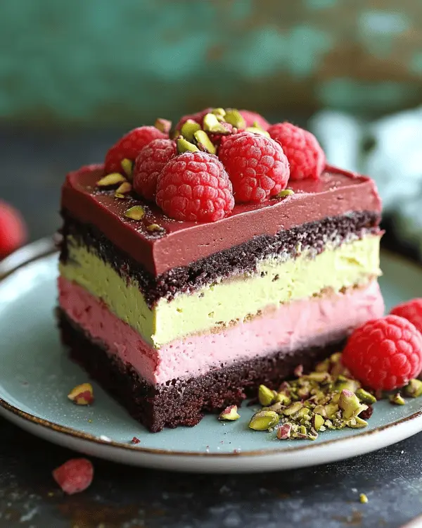 Heavenly Pistachio Raspberry Dream Cake Recipe 4 Raspberry Pistachio Dream Dessert
