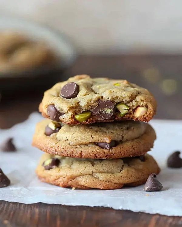 Brown Butter Pistachio Chocolate Chip Cookies 4 brown butter pistachio chocolate chip cookies recipe