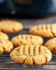 3 ingredient peanut butter cookies air fryer