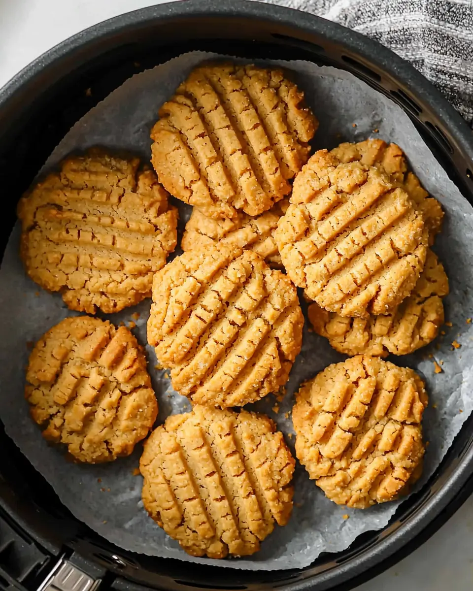Peanut Butter Cookies Air Fryer 1 peanut butter cookies air fryer