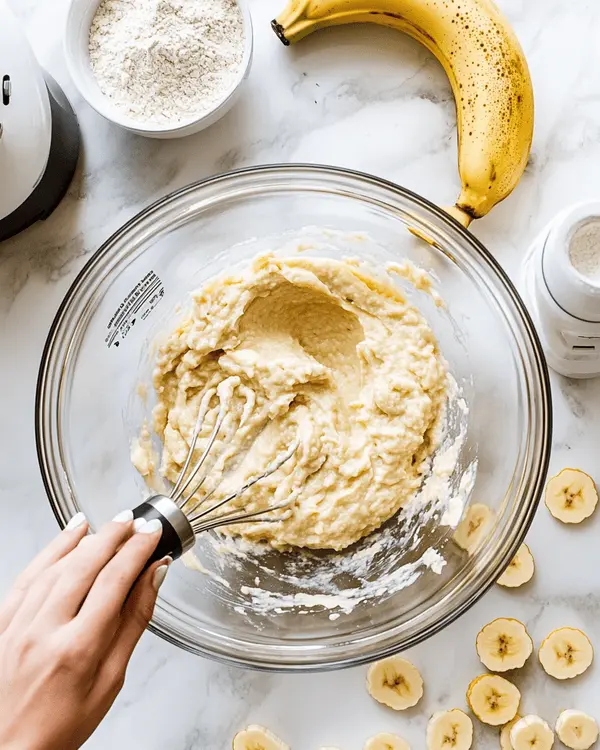 Banana Bread step by step