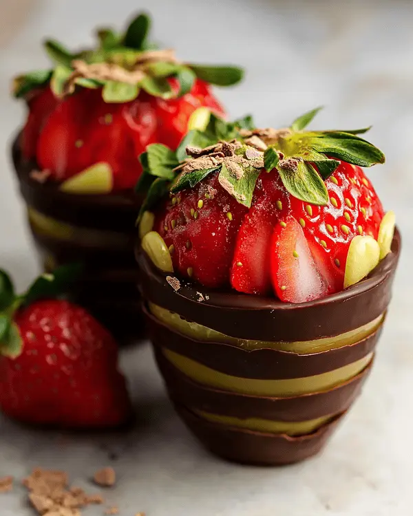How to Make Dubai Chocolate Strawberries 4 Dubai Chocolate Strawberries