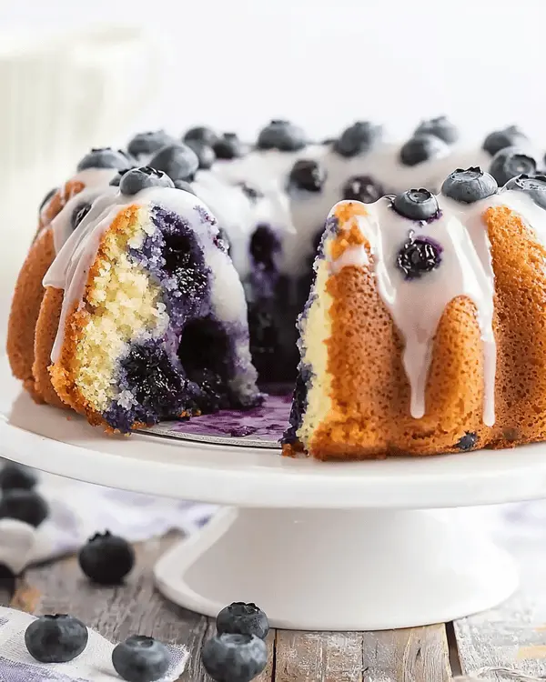 blueberry sour cream bundt cake