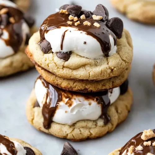 chocolate chip s'mores cookies