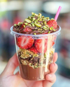 Dubai Chocolate Strawberry Cup