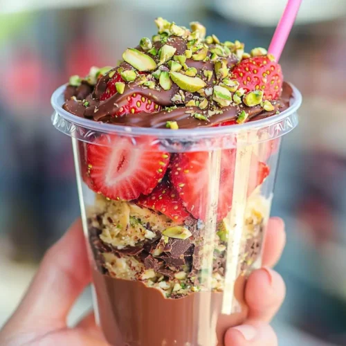 Dubai Chocolate Strawberry Cup