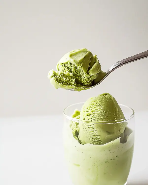Green tea frappuccino with whipped cream