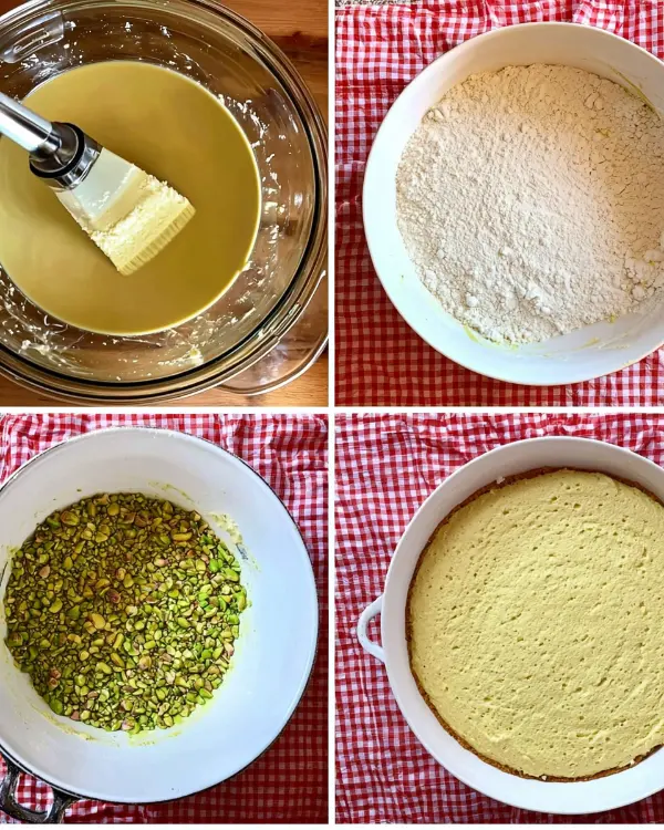 Sicilian pistachio cake