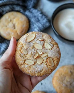 almond croissant cookies