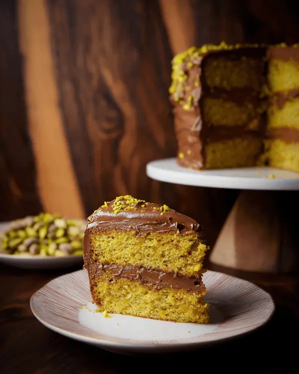 cake pistachio cream