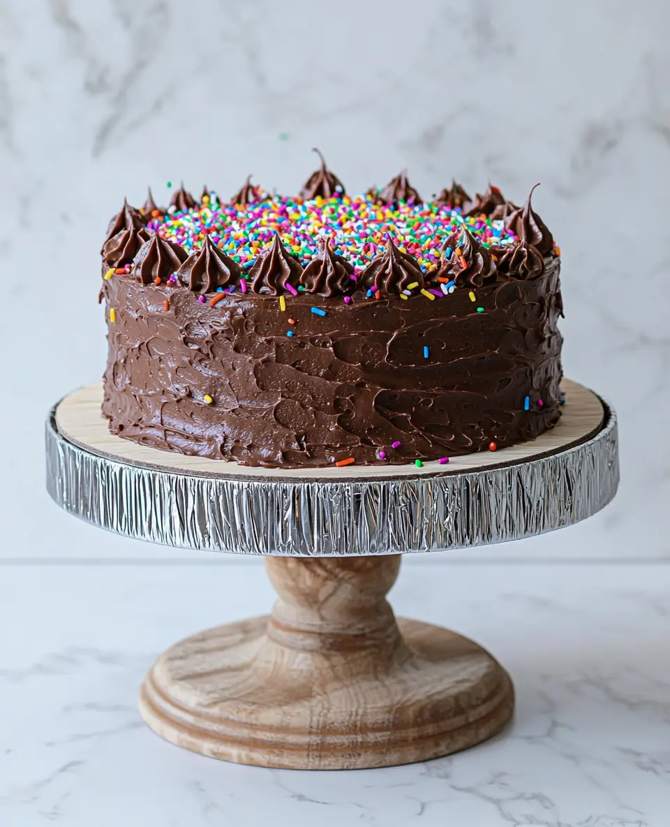chocolate skyscraper cake