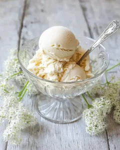 elderflower ice cream