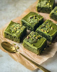 healthy matcha cake