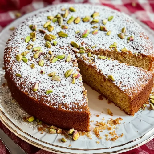 italian pistachio cream cake