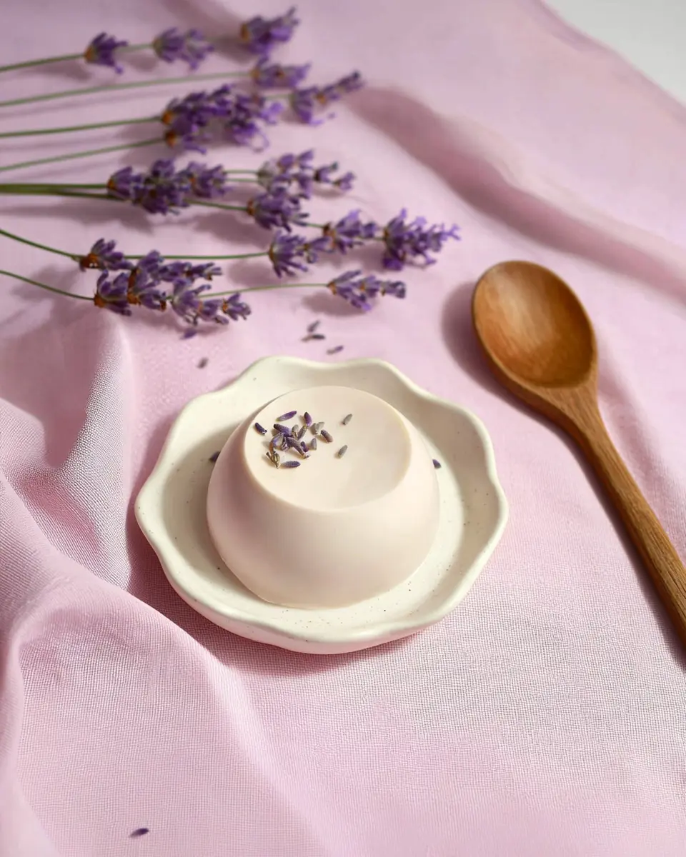 lavender panna cotta