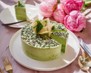 matcha mousse cake recipe