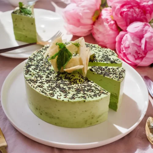 matcha mousse cake recipe