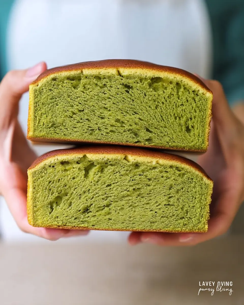 Matcha Sponge Cake 1 matcha sponge cake