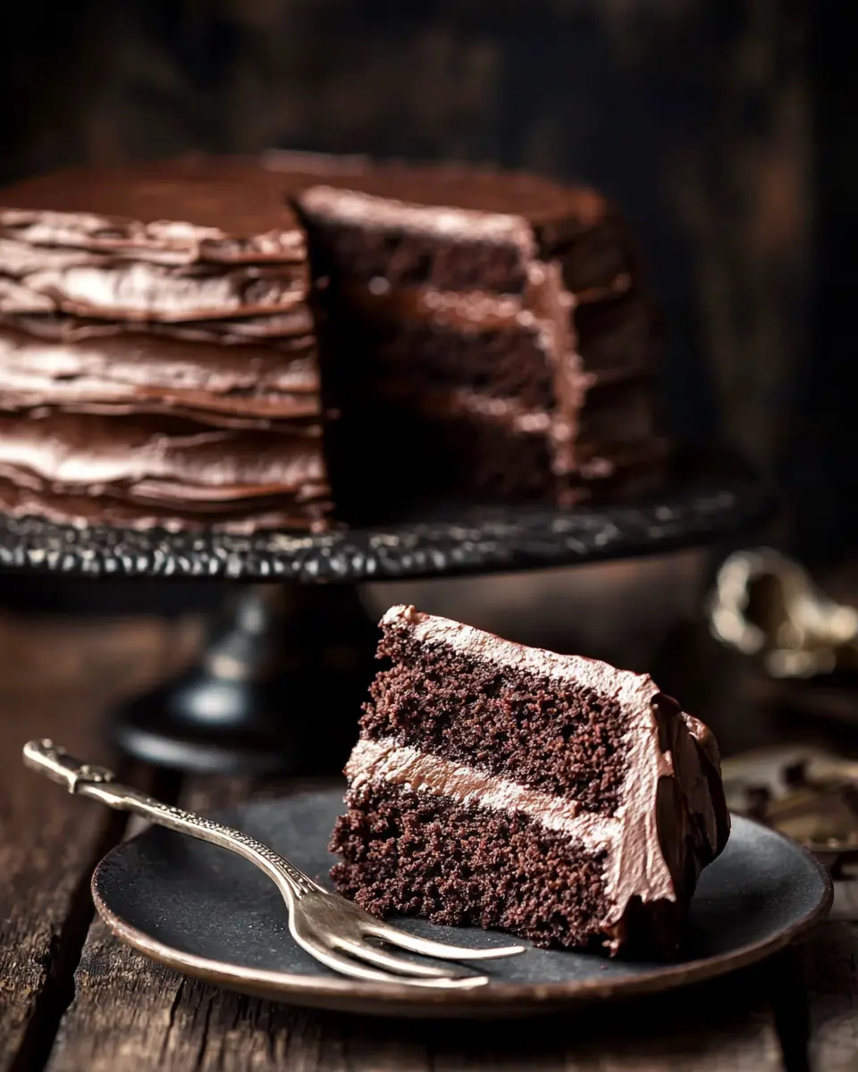 Mile High Chocolate Cake 1 mile high chocolate cake