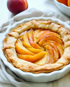 peach phyllo dough dessert easy