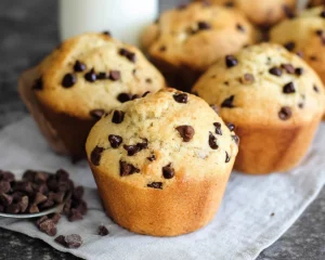 Chocolate Chip Muffins Without Eggs
