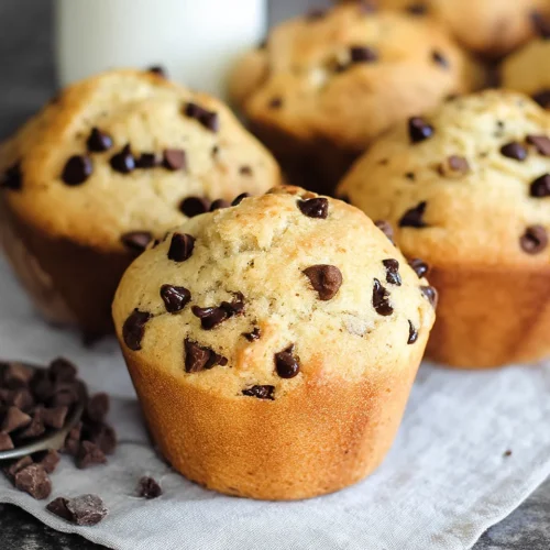 Chocolate Chip Muffins Without Eggs