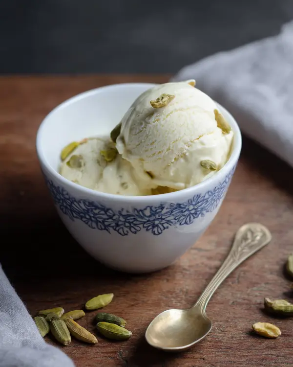 Dreamy Cardamom Ice Cream 2 Indian cardamom ice cream