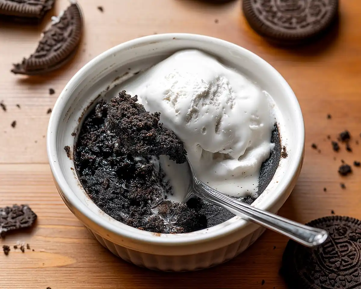 Oreo Mug Cake (2 Ingredients!)