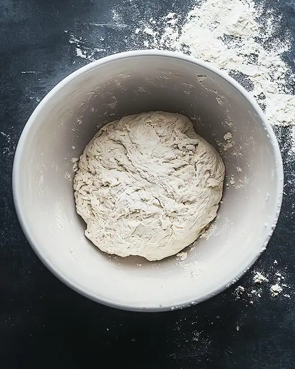 Croissant Cube Dessert Recipe 4 TikTok croissant cube Dough Mixing