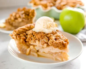 apple pie crumble topping with oats