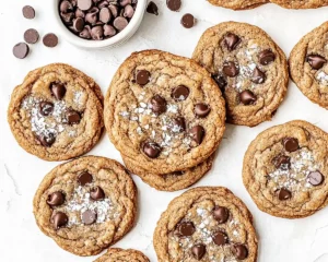 brown butter espresso chocolate chip cookies
