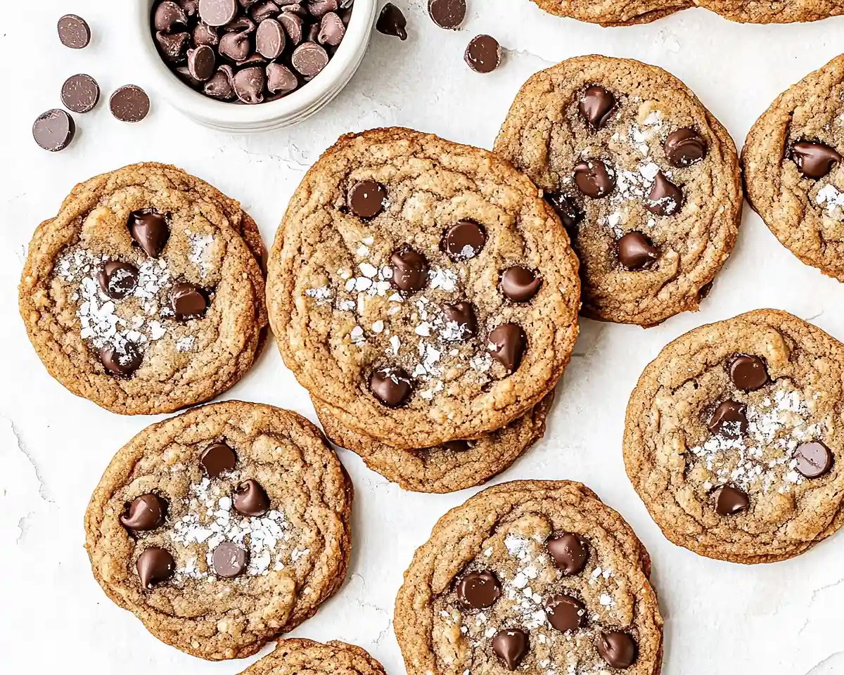 brown butter espresso chocolate chip cookies