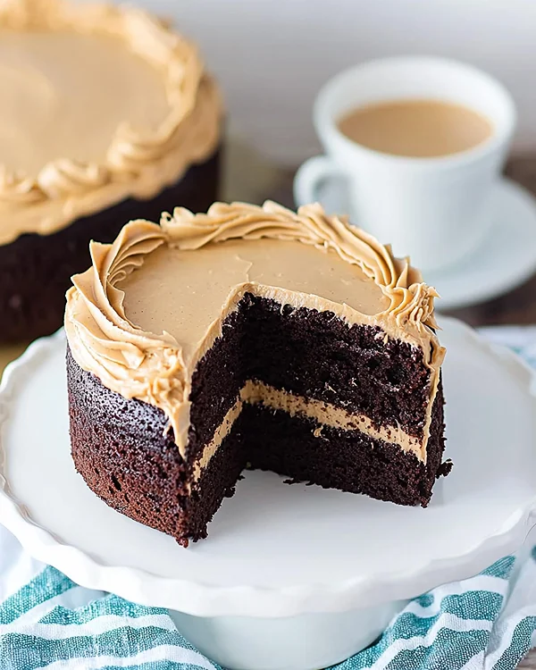 Chocolate Cake with Peanut Butter Frosting Recipe 4 chocolate peanut butter cake recipe