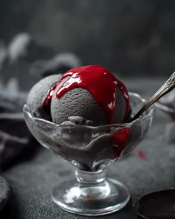 Black Sesame Ice Cream Recipe 4 homemade black sesame ice cream