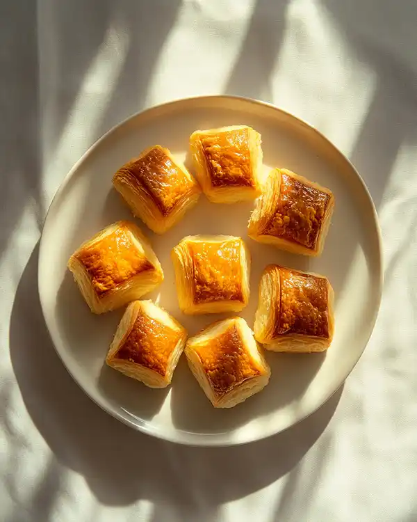 Croissant Cube Dessert Recipe 8 square croissant dessert