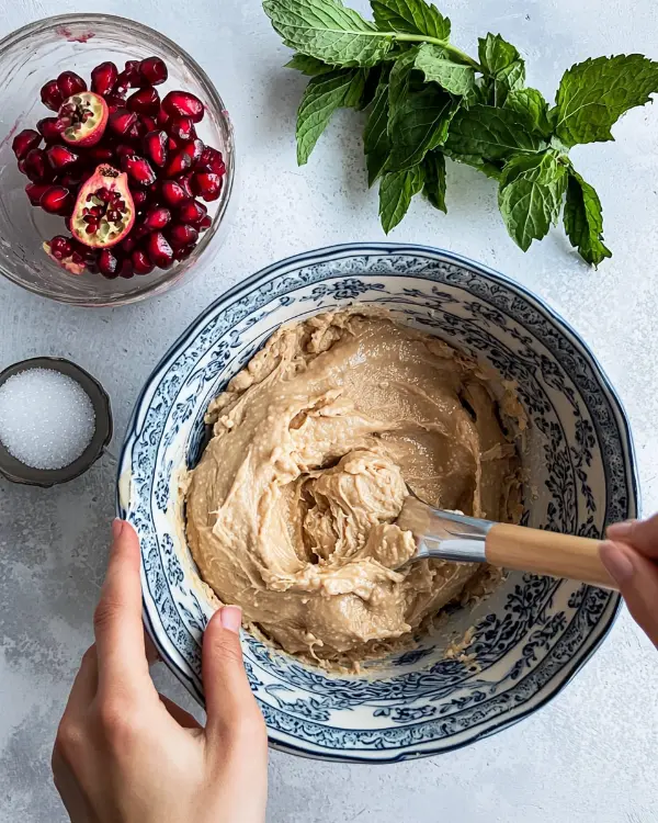 tahini mousse
