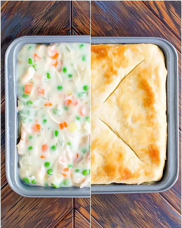 Easy Chicken Pot Pie Recipe with Puff Pastry 5 Chicken Pot Pie