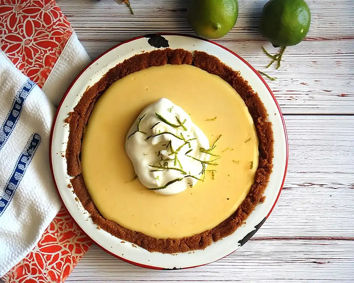 Key Lime Pie with Graham Cracker Crust