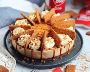 No-Bake Biscoff Cheesecake