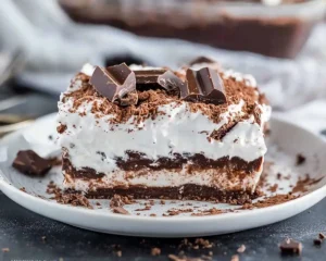 No Bake Chocolate Lasagna