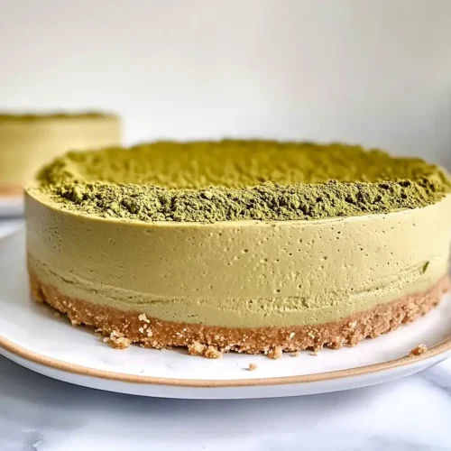 The Dreamiest No-Bake Matcha Cheesecake 5 No-Bake Matcha Cheesecake