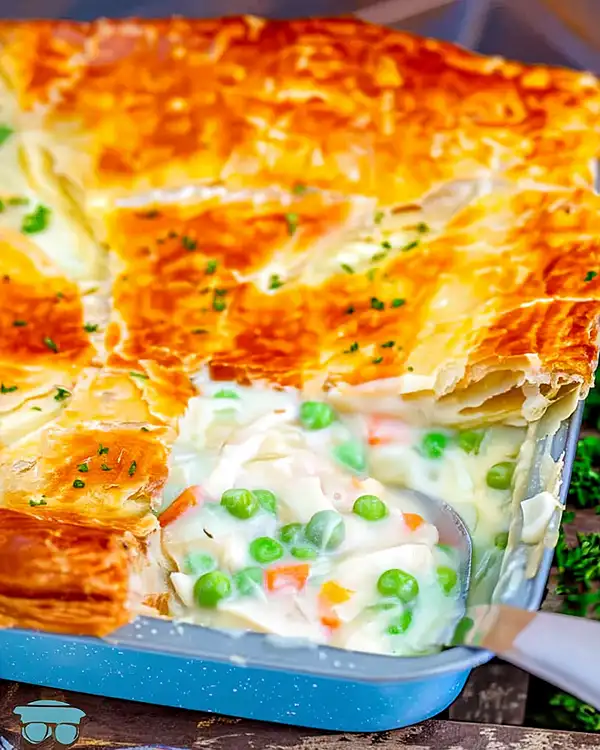 Easy Chicken Pot Pie Recipe with Puff Pastry 6 Puff Pastry Chicken Pot Pie