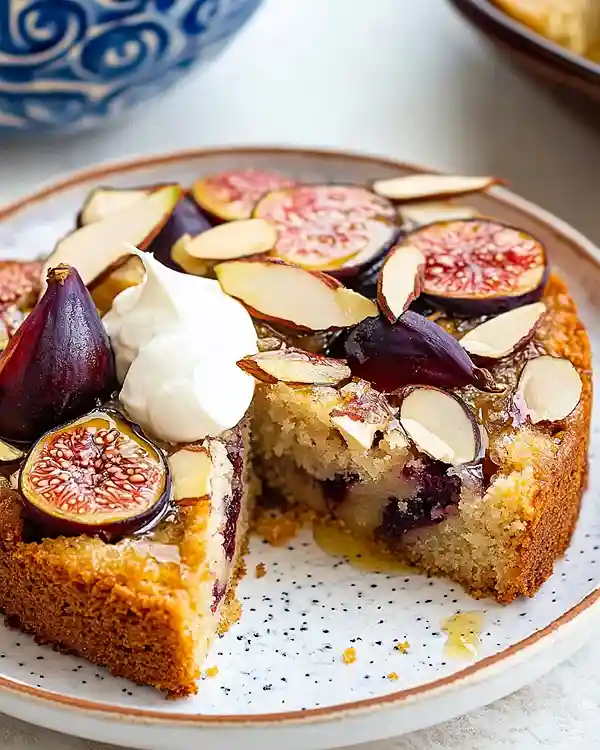 almond fig honey cake recipe