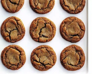 chewy ginger molasses cookies
