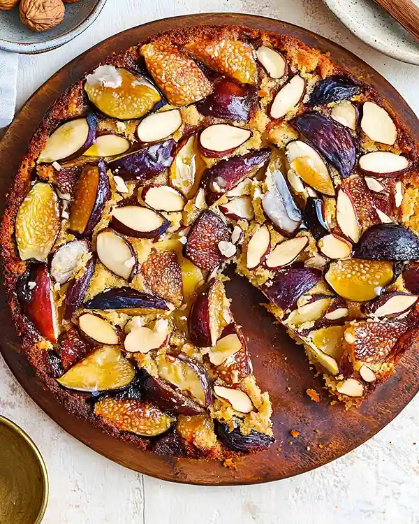 fresh fig almond cake