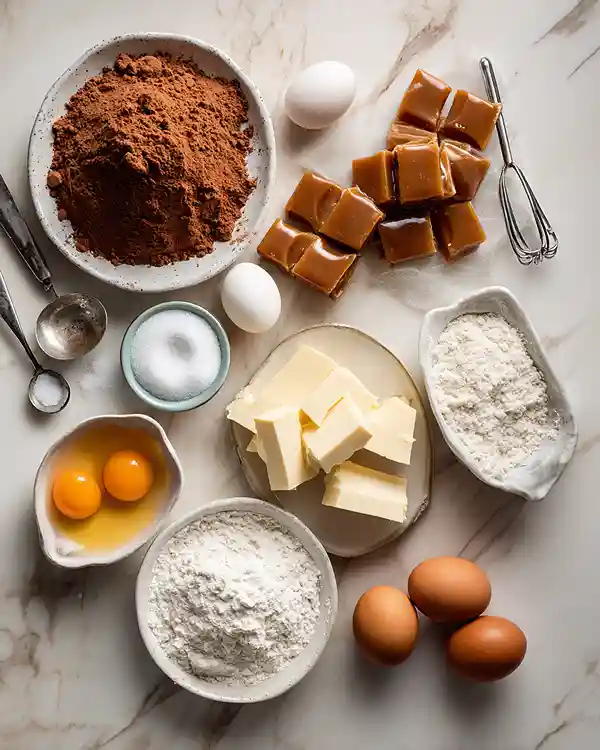 gooey caramel stuffed chocolate cookies